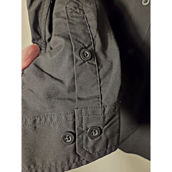 Carhartt Force® Relaxed Fit Lightweight Long Sleeve Shirt Black Mens Size M - Picture 6 of 8